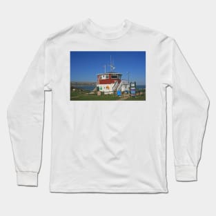 National Coastwatch Station, Swanage, February 2022 Long Sleeve T-Shirt